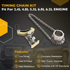 Engine Timing Chain Kit for Chevy Cadillac GMC Hummer (2006-2017)