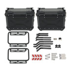 Set of 2 Hard Side Saddlebag Boxes for Motorbike (Fits Various Models)