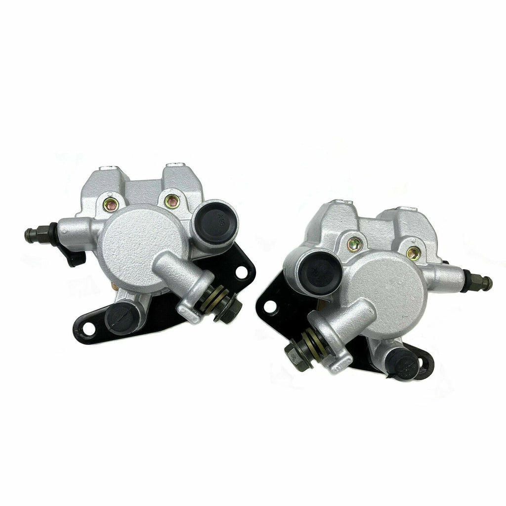 Front Brake Calipers & Pads for Yamaha ATV Big Bear 400 YFM400 YFM400F (2000–2012)