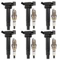 6X Ignition Coil + 6X Spark Plug for Lexus ES300 RX300 V6 3.0L (1999–2003)