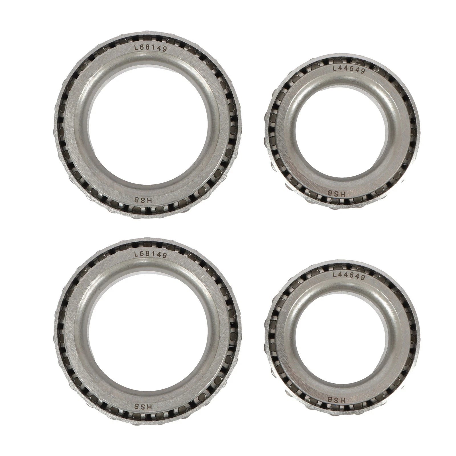 Set of 2 Trailer Idler Hub Kits 5 on 4.5" for 3500 lbs Axle