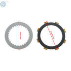 Clutch Friction Steel Plates Kit for Kawasaki KLX110 KLX110L (2002–2024)