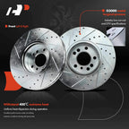 Front Drilled Brake Rotors for BMW X5 (2000-2006)