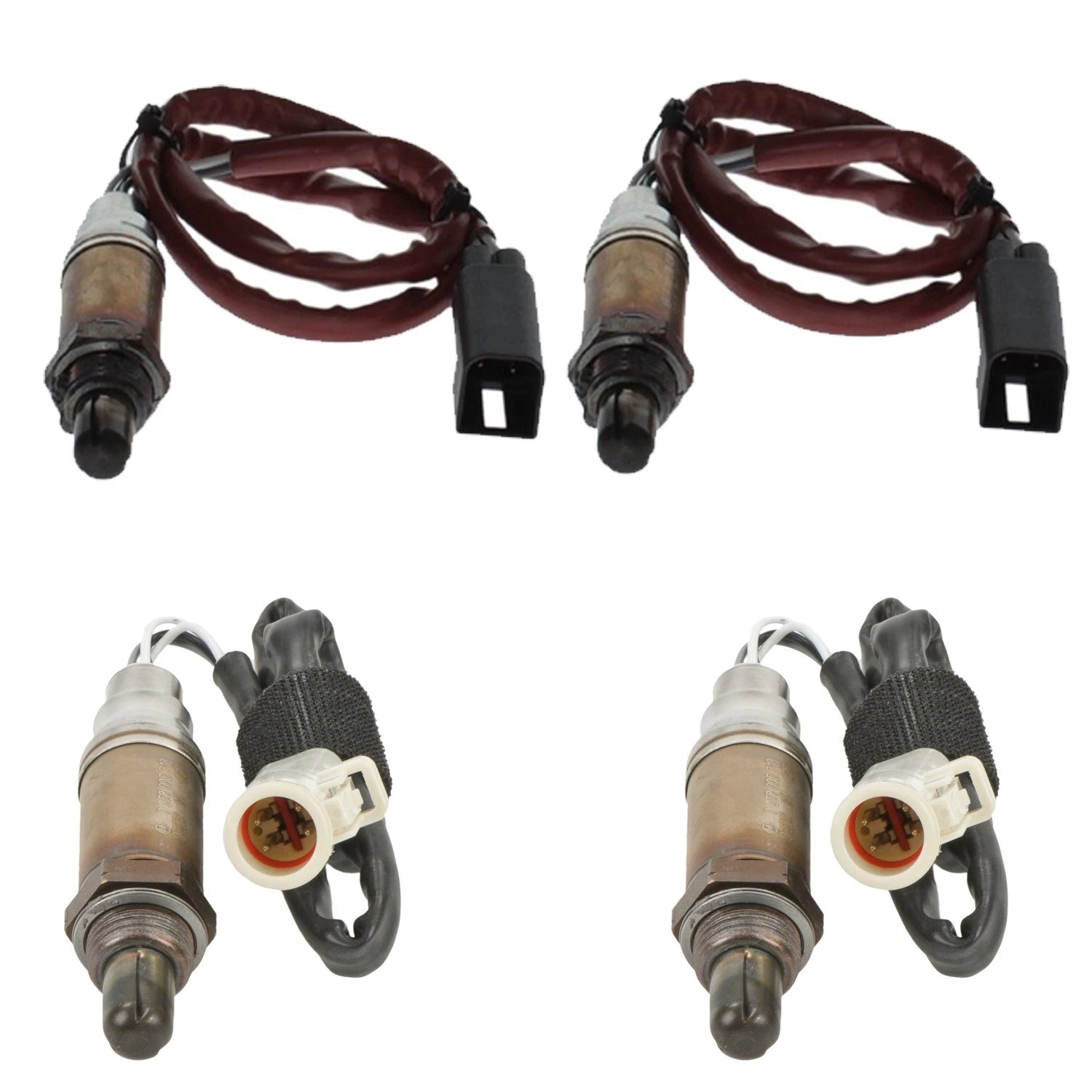 Oxygen Sensors Kit for Ford Contour 2.5 V6 FWD Sedan (1998–2000)