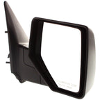 Set of 2 Power Mirrors for Ford Ranger (2006–2011) Textured Black Manual Folding