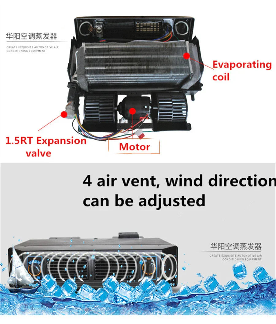 A/C Evaporator Unit for Car Under Dash 12V 3 Speed (AU)