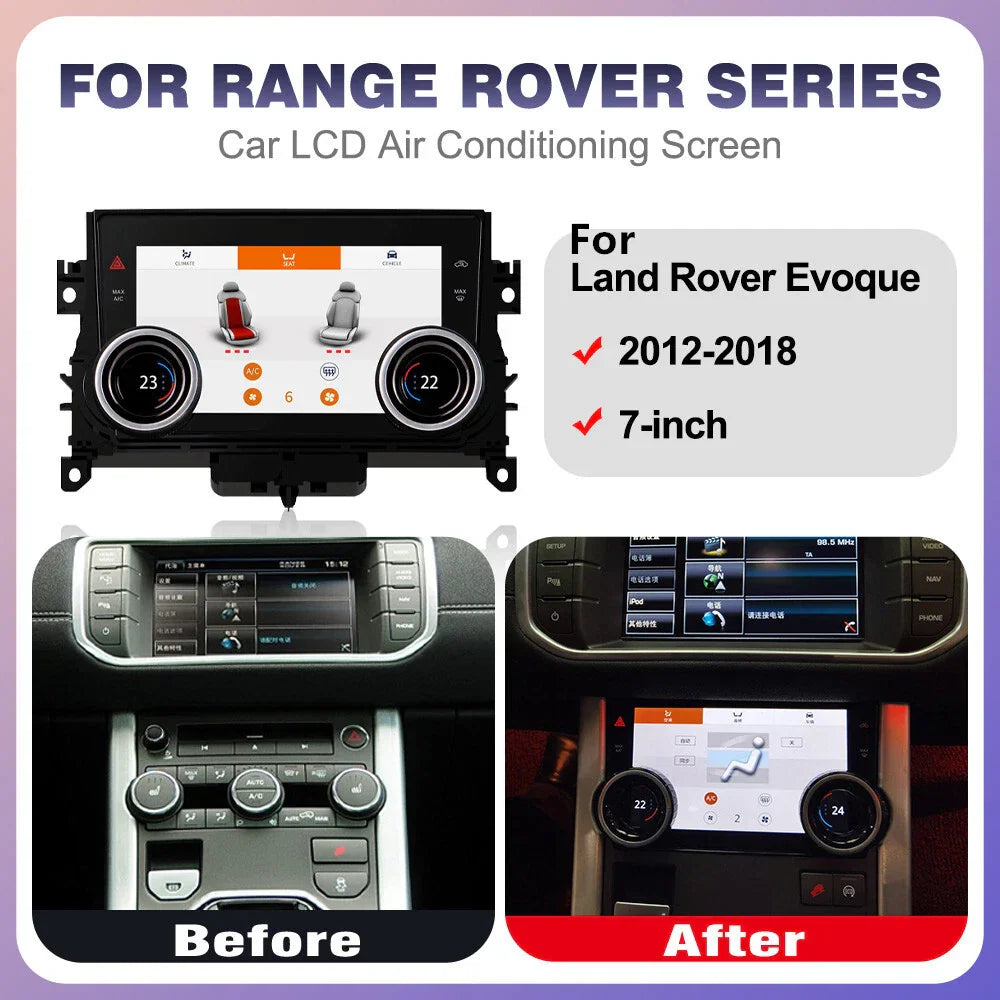 7" AC Climate Control Touch Screen for Land Rover Evoque (2012-2018)