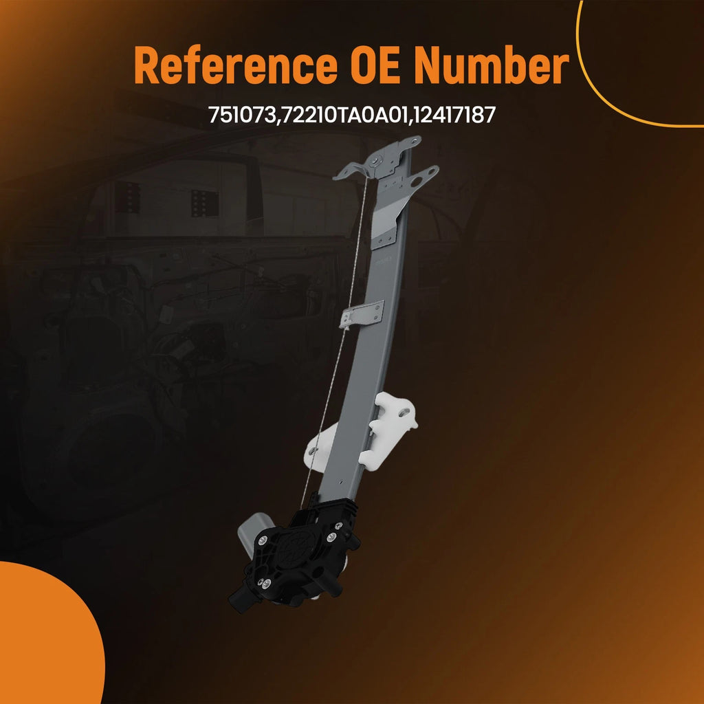 Front Right Electric Window Regulator for Honda Accord (2008–2012) 72210TA0A01