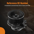 Heater Blower Motor for Mini Cooper Base Convertible (2005–2008) 64111497538