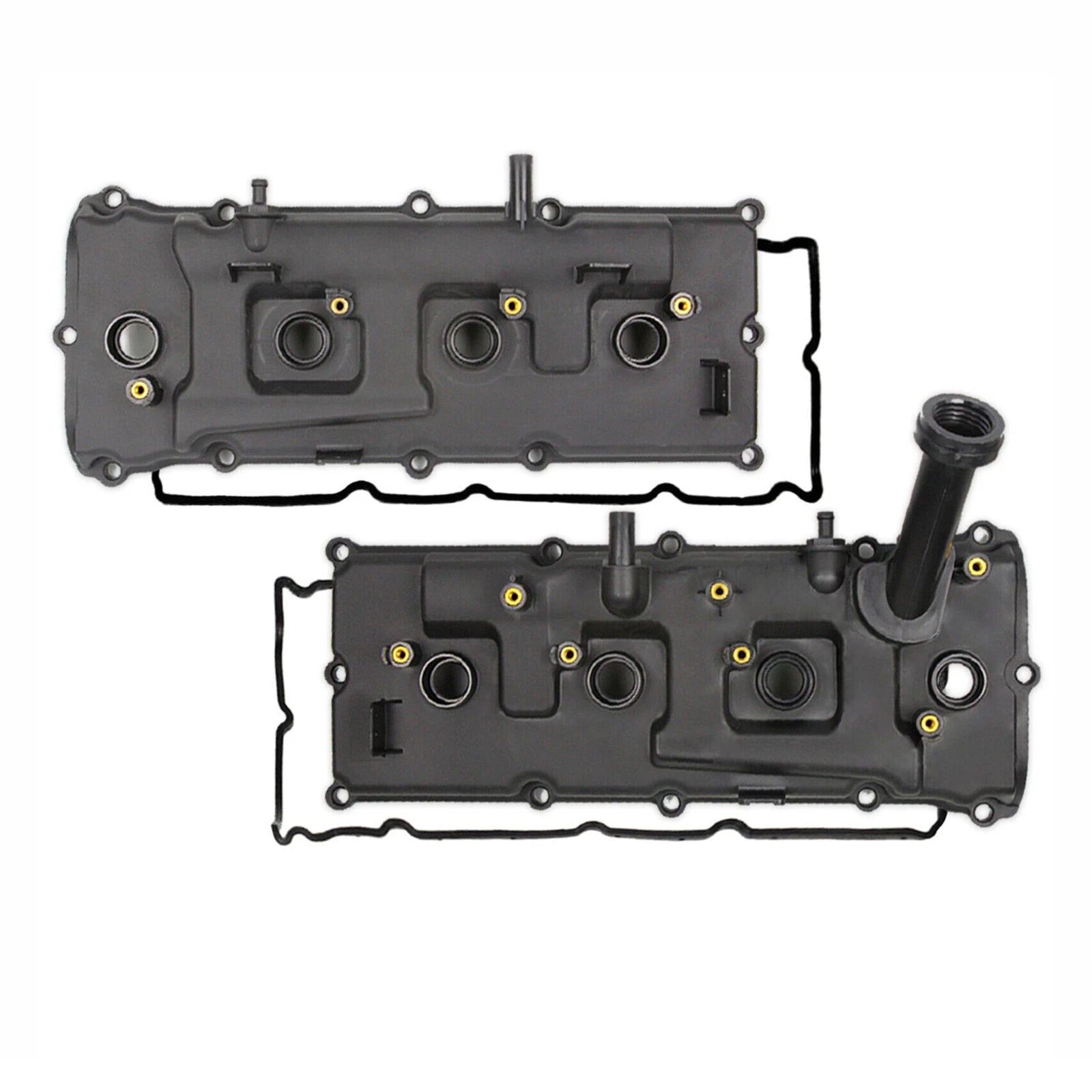 Left & Right Engine Valve Cover Set w/ Gaskets for Infiniti QX56 (2004–2010)