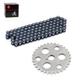 2 x Cam Sprocket + 90 Link Chain for Yamaha Wolverine 350 YFM350 (1995–2005)