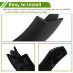 Door Panel Handle Pull Trim Cover for BMW X3 G01 (2018-2021) Black