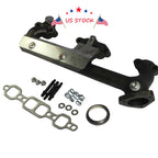 Left Exhaust Manifold with Heat Shield for GMC Chevrolet Pickup