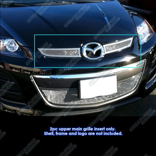 Stainless Steel Chrome Mesh Grille for Mazda CX-7 (2010–2012)