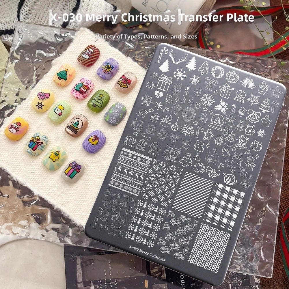 Nail Stamping Plate for DIY (14.5 cm x 9.5 cm)