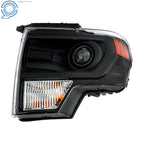 HID Projector Headlight for Ford F150 (2013-2014) Left Black Housing