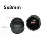 30 Nylon Hex Nut Covers for Outdoor Protection from Rust and Damage