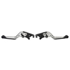 Extendable Brake Clutch Levers for BMW F650GS (2002-2007) Silver