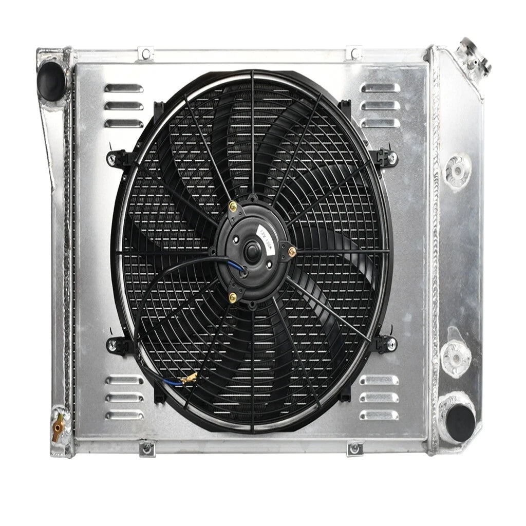 3 Row Aluminum Radiator Shroud Fan for Chevy Nova (1968–1973) / Camaro (1970–1981)