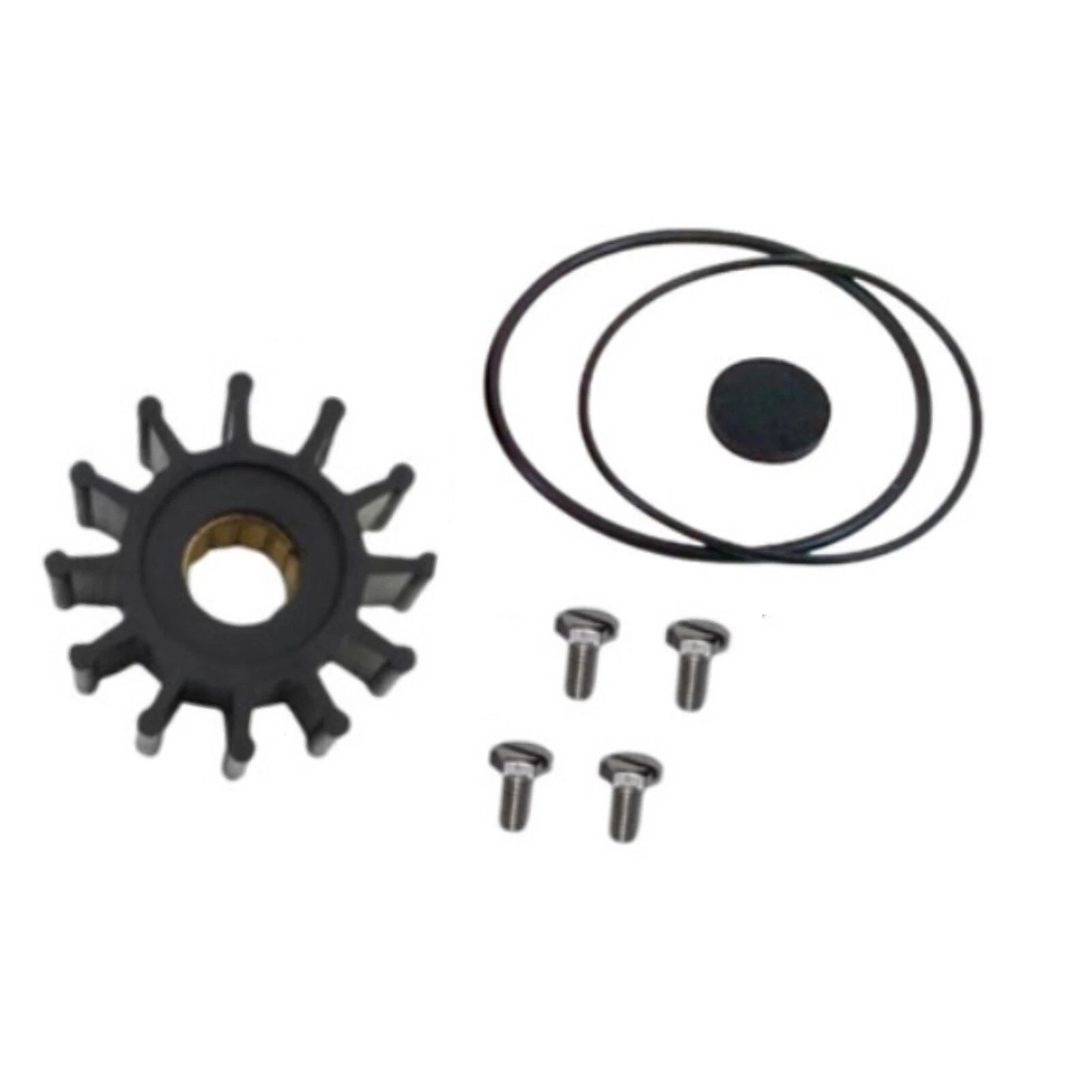 Impeller & Cover O-ring Screws Kit for Yanmar 3JH 4JH (129670-42610)