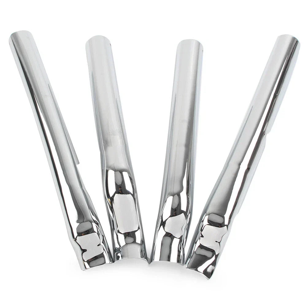 Chrome Rear Swingarm Tube Covers for Harley Heritage Softail Classic (2000-2011)