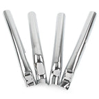 Chrome Rear Swingarm Tube Covers for Harley Heritage Softail Classic (2000-2011)