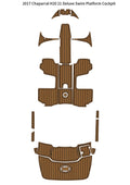 EVA Teak Flooring Cockpit Pad for Chaparral H-20 21 Deluxe (2017)