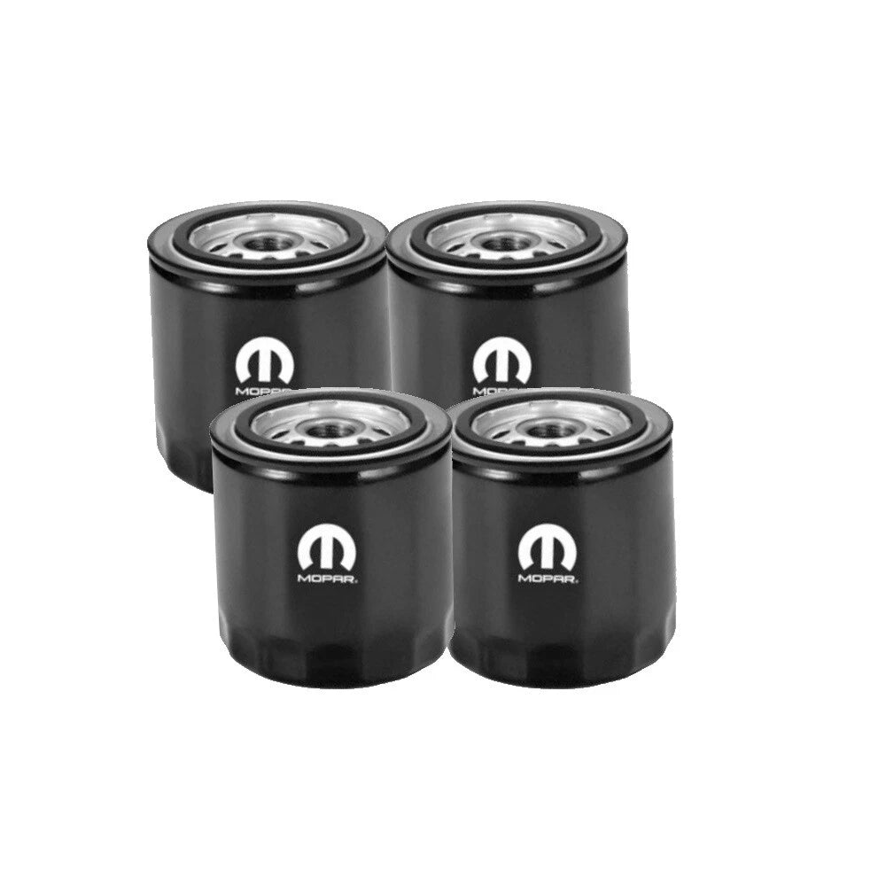 Set of 4 Engine Oil Filters for Chrysler Dodge Jeep (OEM)