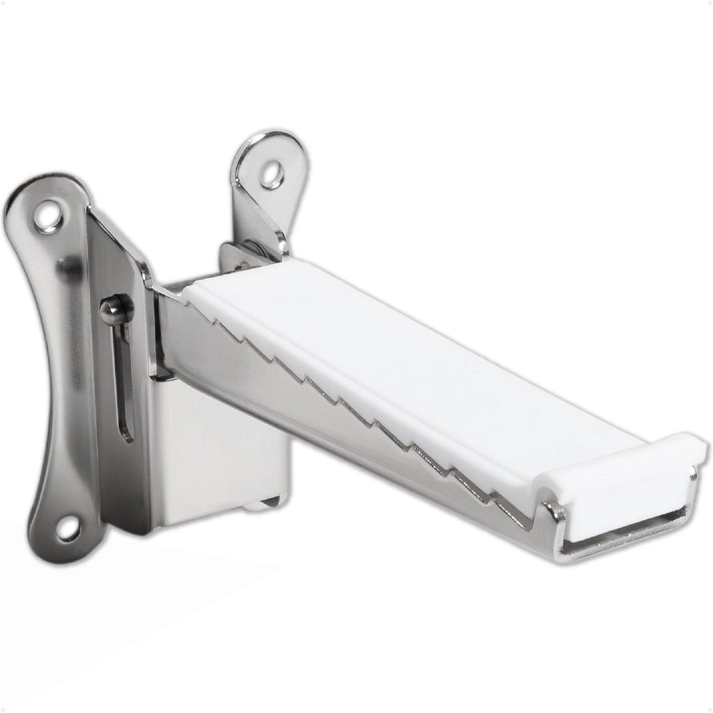 Folding Mast Step for Marine Applications (Stainless Steel, Rubber Pad)