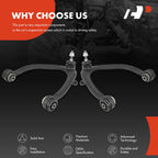 2X Front Upper Control Arms with Ball Joints for Ford F150 (2010-2014)