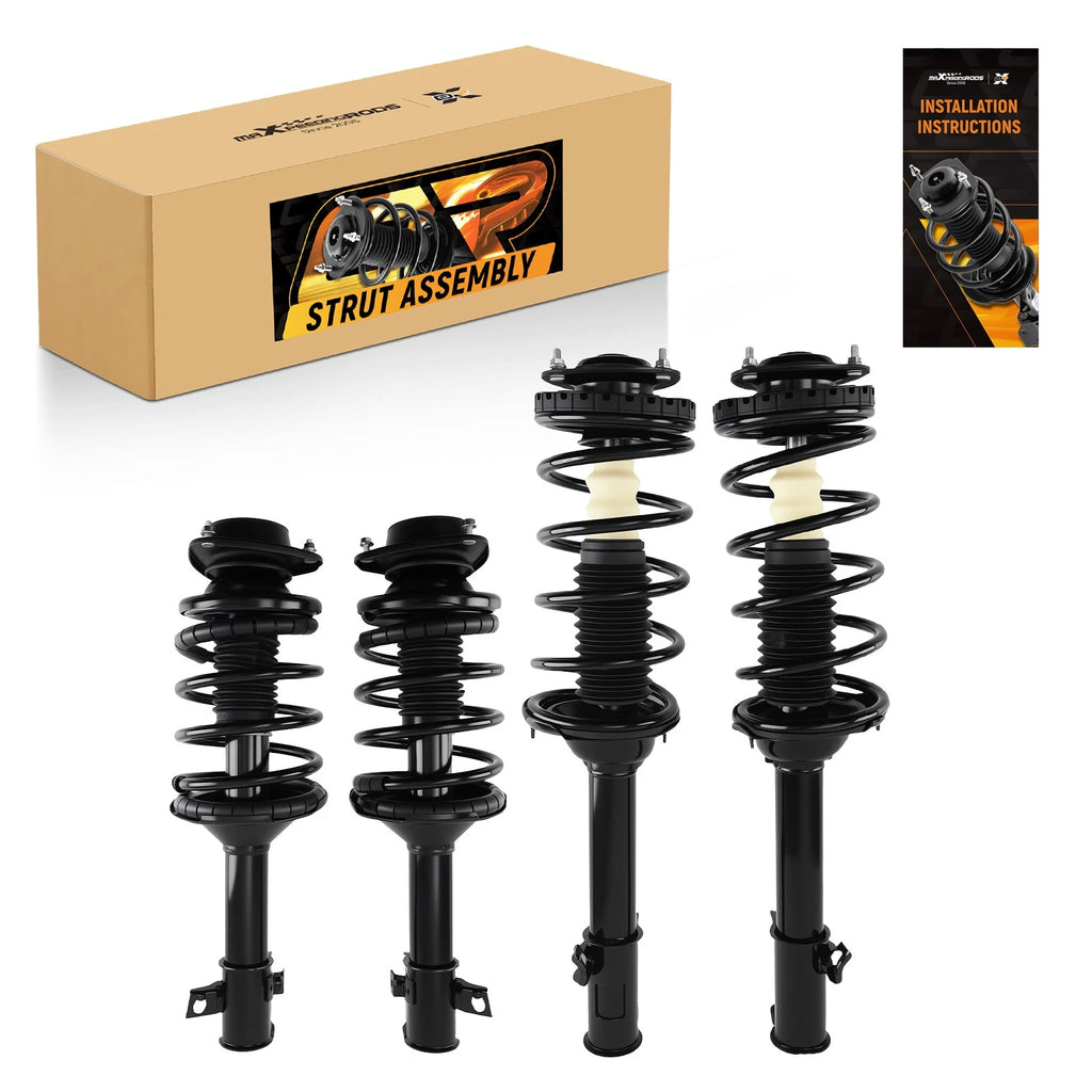 Front Rear Struts w/Coil Spring Kit for 1998 1999 2000 2001 2002 Subaru Forester