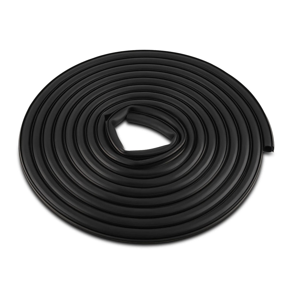 Slide In Secondary Seal for Camper (Customizable to Size, Black, 30ft)