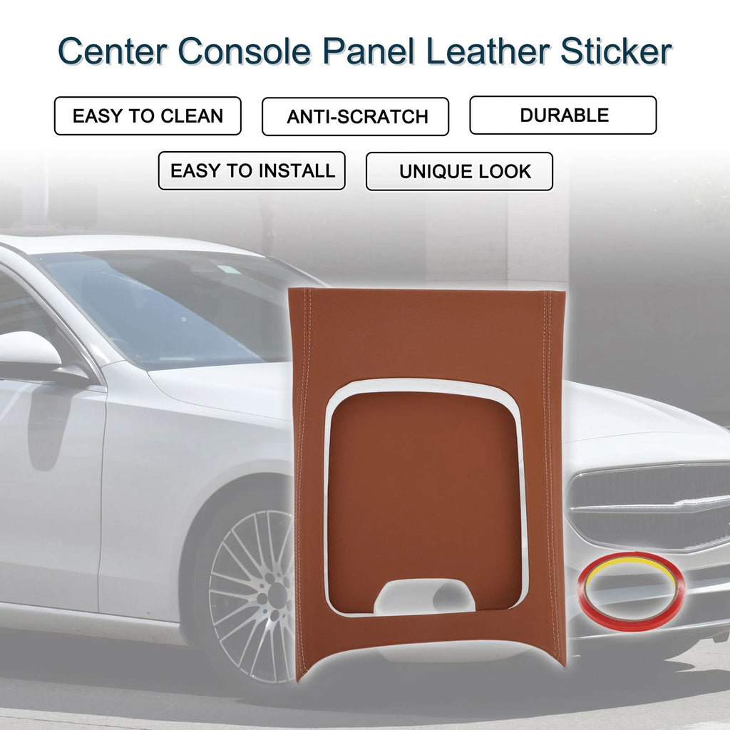 Set of 1 Center Console Panel Sticker for Mercedes-Benz GLC Class X254 (2023–2024) Brown