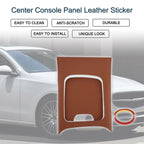 Set of 1 Center Console Panel Sticker for Mercedes-Benz GLC Class X254 (2023–2024) Brown
