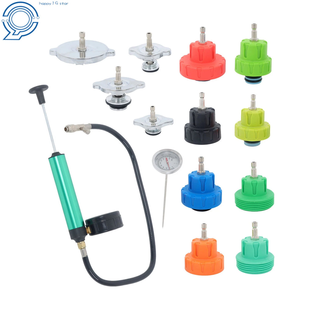 14Pcs Coolant Radiator Pressure Tester for Cooling System