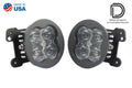 LED Fog Light Kit White SAE Sport for Jeep Wrangler (2018–2024)