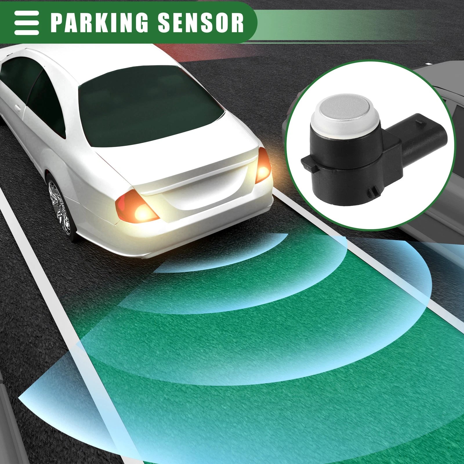 Rear Bumper Park Assist Object Sensor for Mercedes-Benz C 250 (2012–2015) No. 2125420018