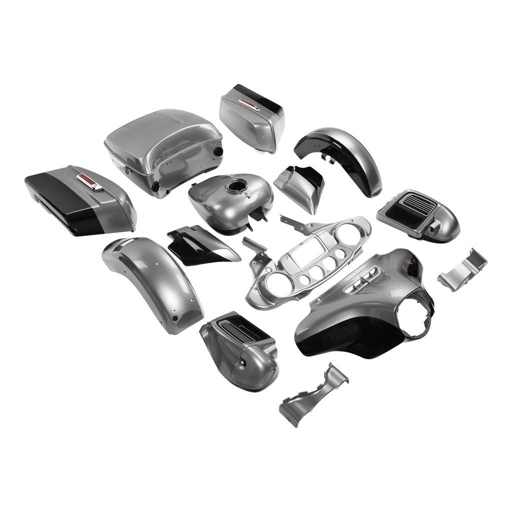 Fairings Bodywork for Harley Ultra Limited (2014–2024) Billet Silver / Vivid Black