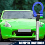 Tow Hook Screw for Nissan GTR (2007–2023) - Blue Round Front Rear Bumper