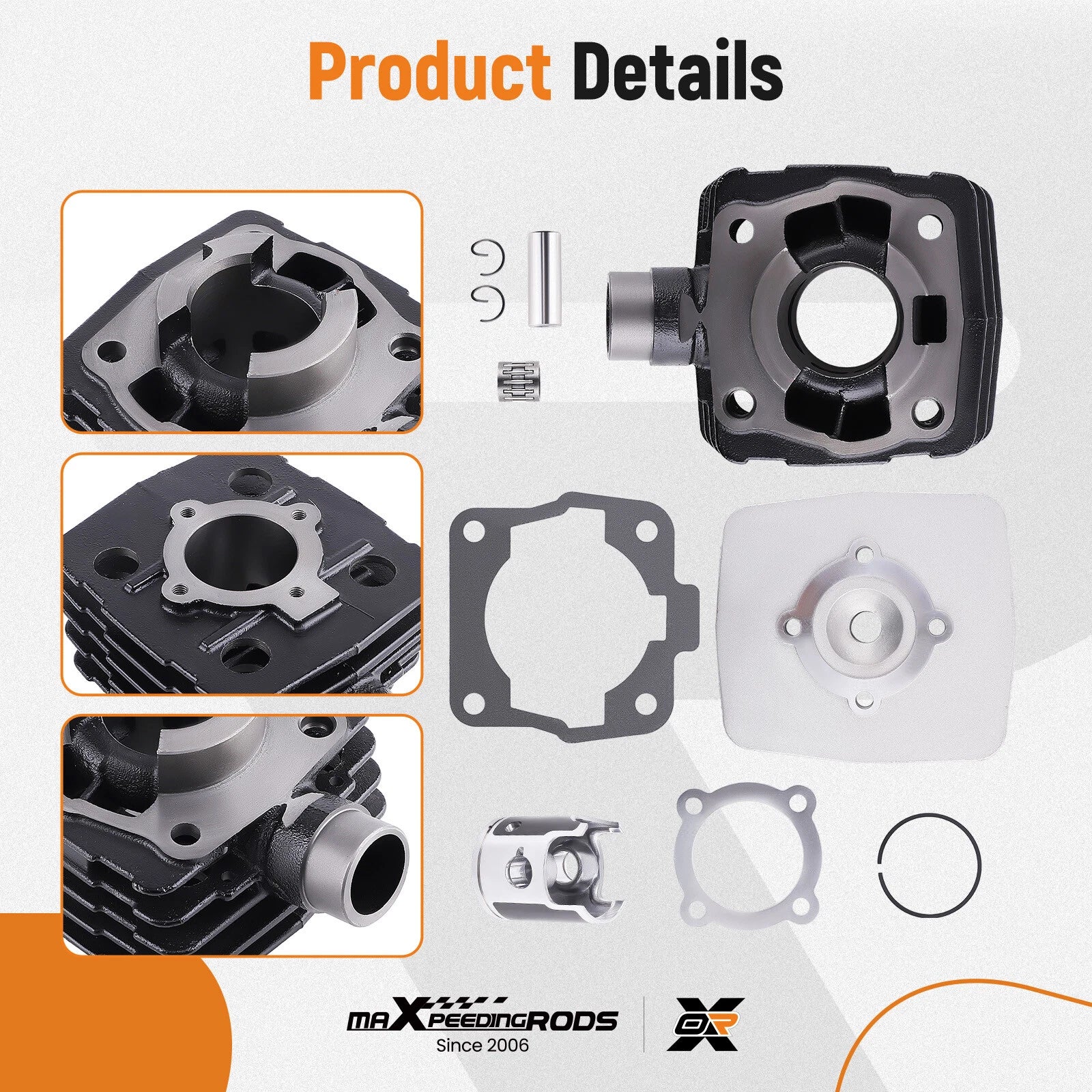Piston Kit for 50 SX 50SX (Pro JR SR Mini Adventure)