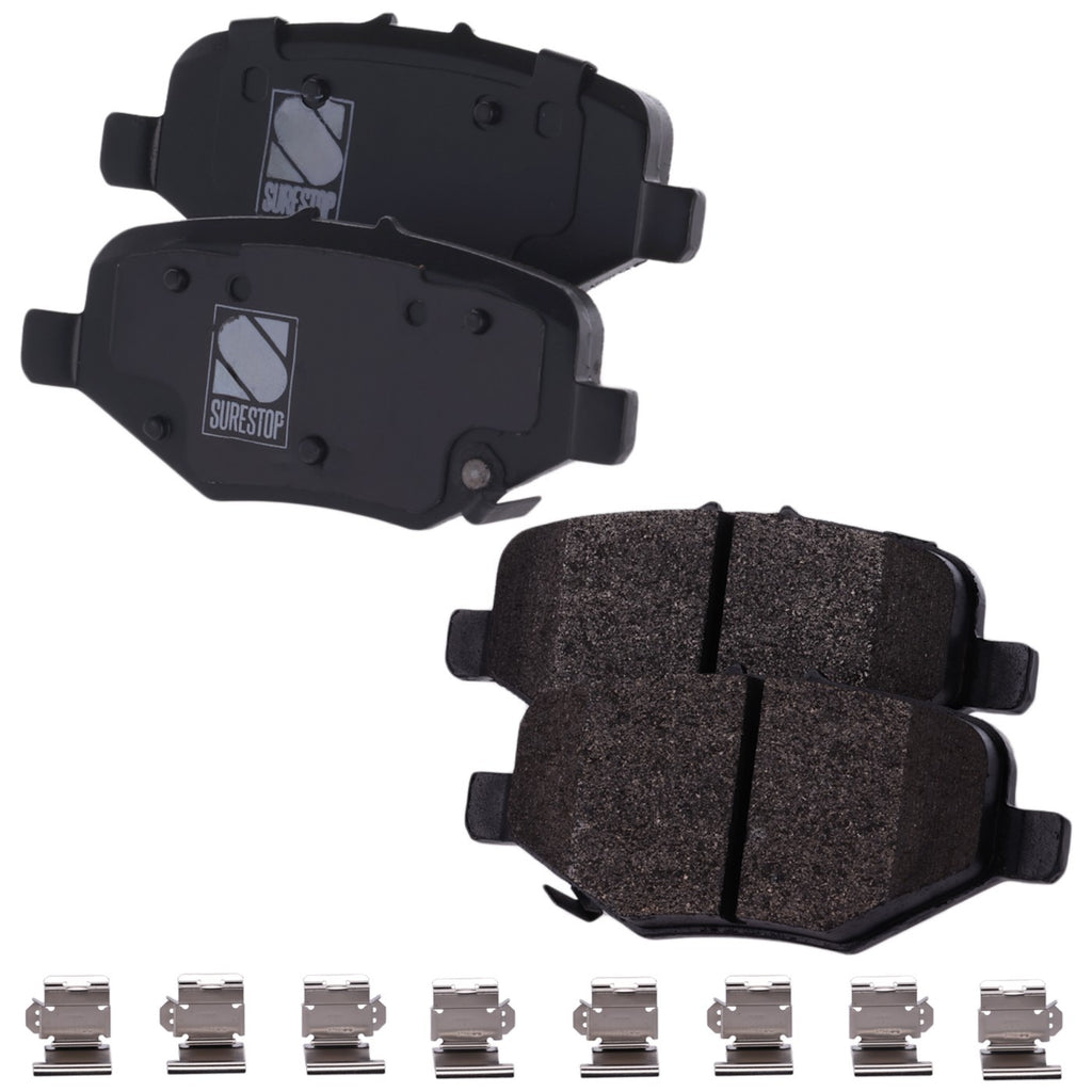 Set of Rear Semi-Metallic Brake Pads for Ford Explorer (2013–2019)