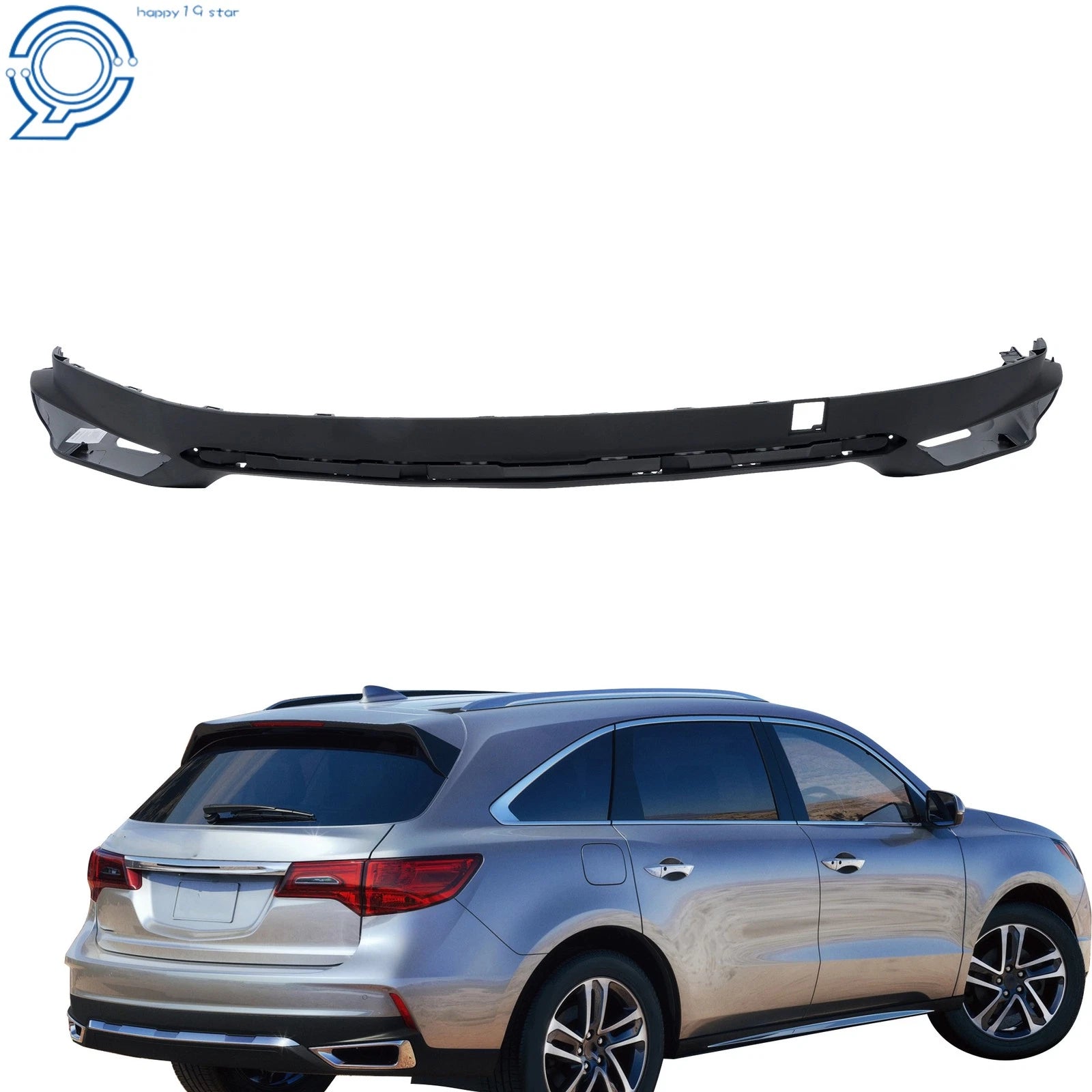 Textured Rear Lower Bumper Cover for Acura MDX (2017–2020)