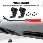 5pcs Front Windshield Washer Nozzle Spray Jet Kit BT4Z-17603-A for Ford Edge (2015–2023)
