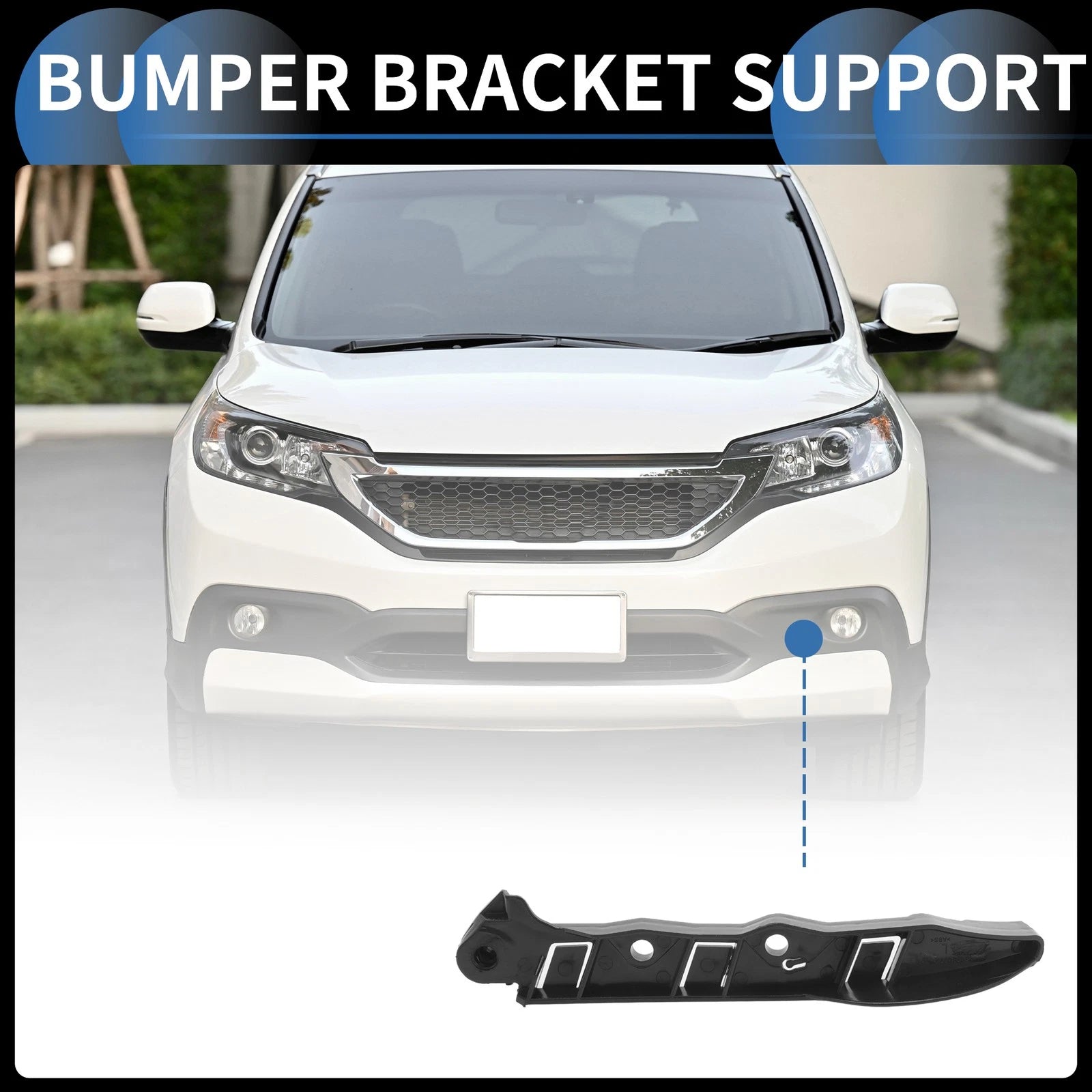1pc Right Front Bumper Retainer Bracket No. 51117178078 for BMW 550i (2008–2010)