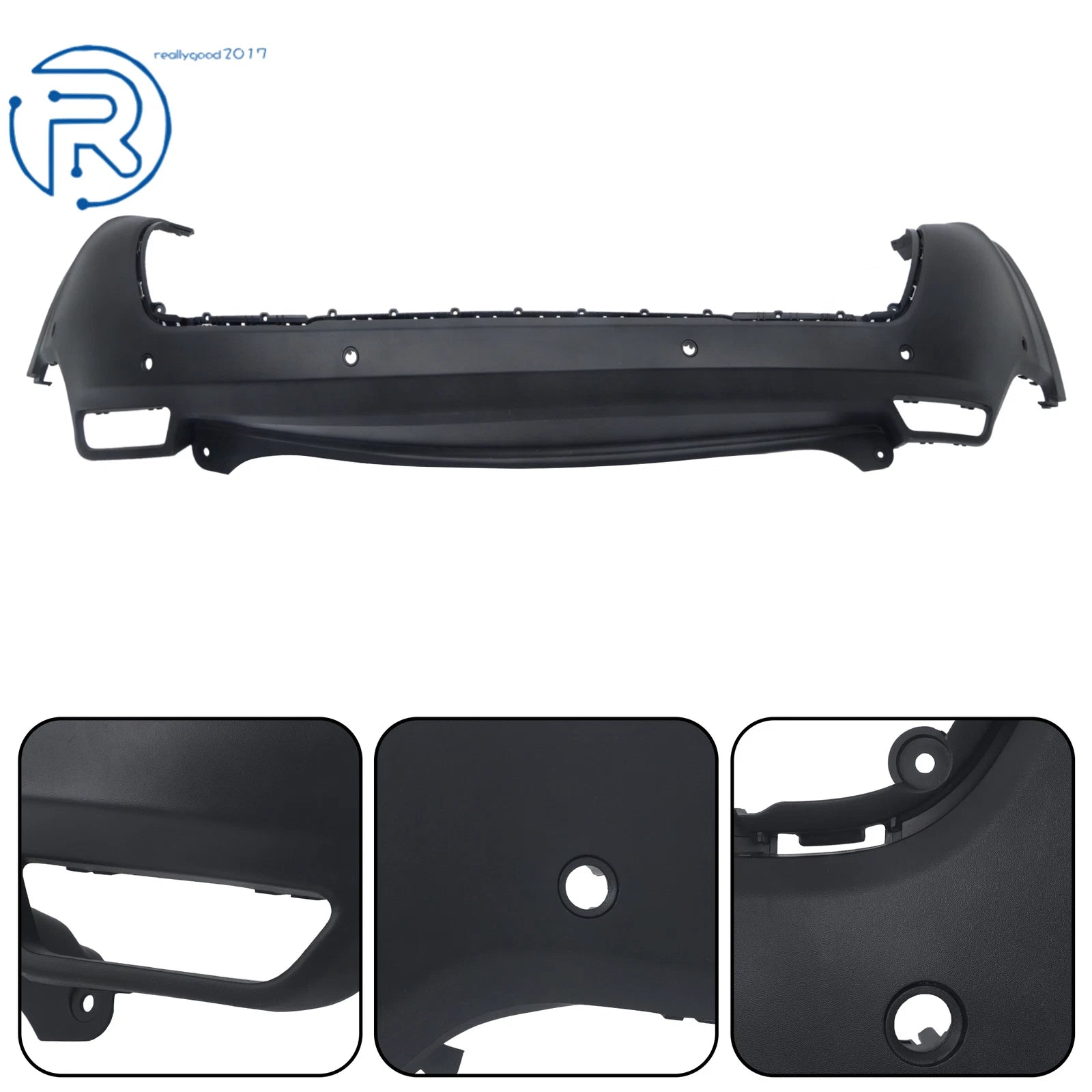 Rear Bumper Cover for Jeep Cherokee (2019–2023) with Sensor Holes