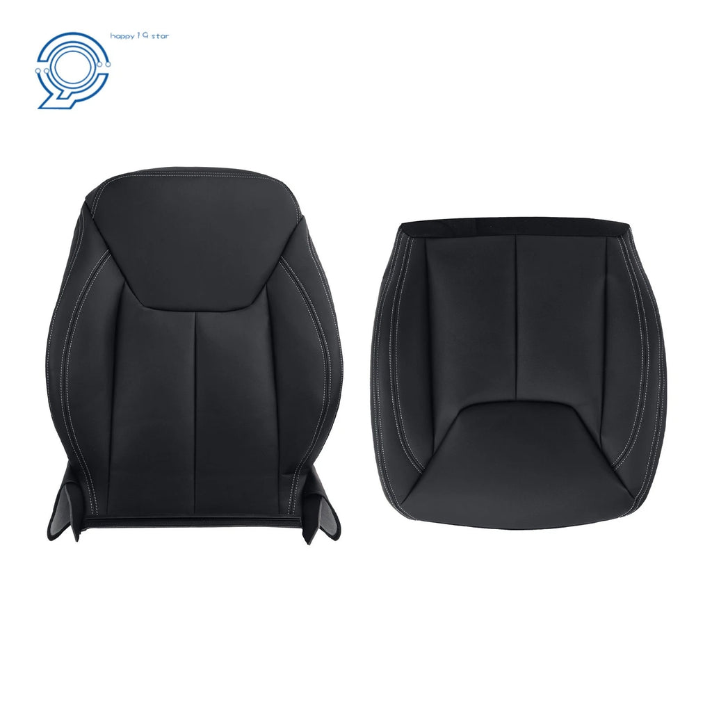 Driver Seat Cover for Jeep Wrangler (2013–2017) Leather Black