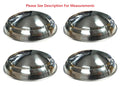 Stainless Hubcaps Set of 4 Plain Moon for 1940-1948 Ford Car (1940-1956)