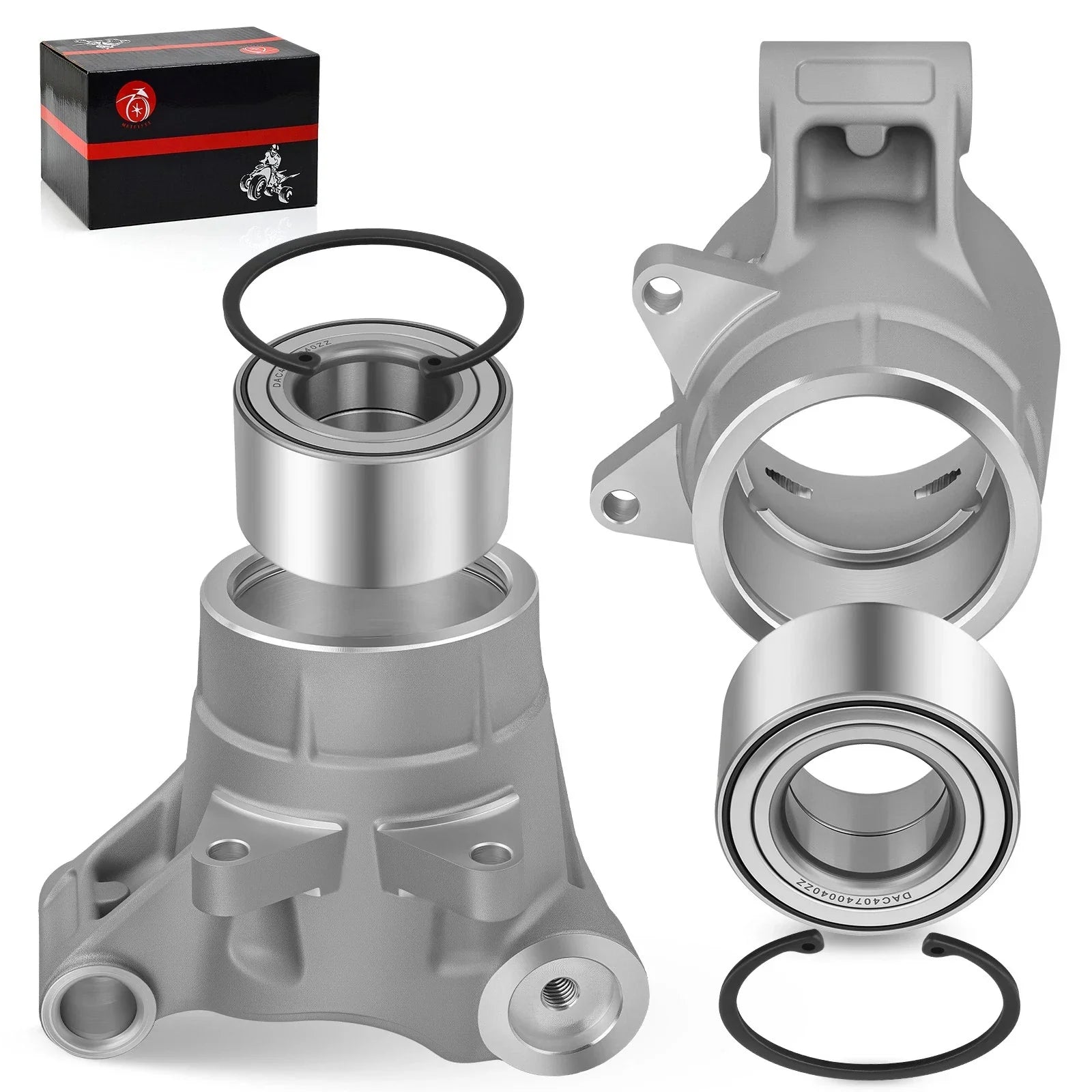 2 x Rear Wheel Bearing Carrier & Bearing for Polaris Sportsman 400 (2011–2014)