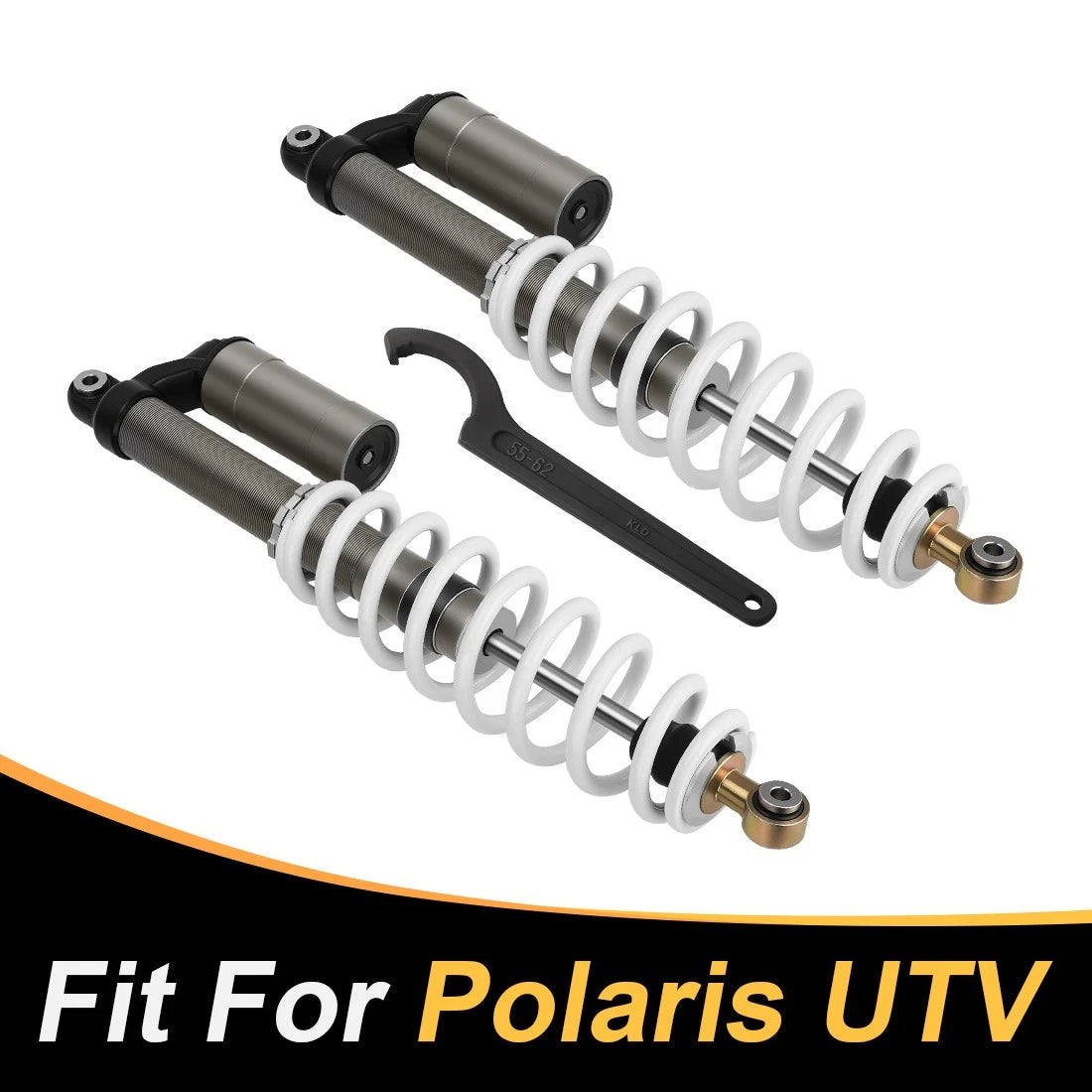 Set of 2 Rear Shock Absorbers for Polaris RZR S 800 EFI (2009–2012) 7043419