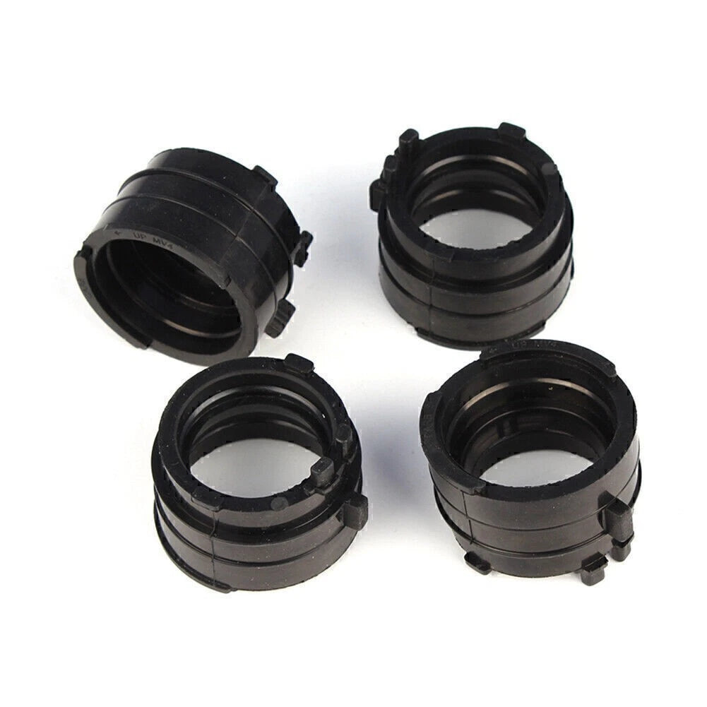 Set of 4 Carb Intake Carburetor Interface Adapters for Honda CBR400 NC23 (1987)